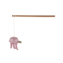 Load image into Gallery viewer, Mungo &amp; Maud Jellyfish Stick Cat Toy. Luxury pet toys for the modern home from Hogan Parker. 
