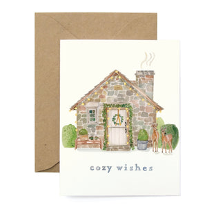 Cozy Wishes Winter Holiday Greeting Card from Hogan Parker