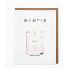 Load image into Gallery viewer, Greeting Cards. Love &amp; Friendship Card. You Light My Fire. Hogan Parker is a new contemporary luxury online shop for books, thoughtful gifts, soap, jewelry, home decor, cookware, kitchenware, and more.
