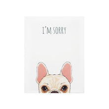 Load image into Gallery viewer, Greeting Gift Card. Sorry &amp; Sympathy Card. I’m Sorry Poppy Eyes. Hogan Parker is a new contemporary luxury online shop for books, thoughtful gifts, soap, jewelry, home decor, cookware, kitchenware, and more.

