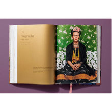 Load image into Gallery viewer, Books. Art. Zaha Frida Kahlo. The Complete Paintings. From Taschen. Interior image. Hogan Parker is a new contemporary luxury online shop for books, thoughtful gifts, soap, jewelry, home decor, cookware, kitchenware, and more.
