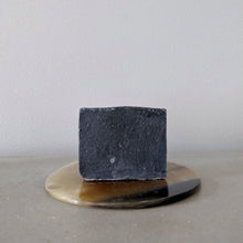 Load image into Gallery viewer, Charcoal handmade organic bar soap. Palm oil and sulfate free. In the Hogan Parker bath and body care collection. Hogan Parker is a contemporary and luxury online shop for books, gifts, vintage wares, soap, jewelry, home decor, cookware, kitchenware, and more. 

