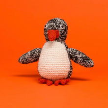 Load image into Gallery viewer, Luxury dog toys for the modern home from Hogan Parker. Hand knit penguin dog toy. 
