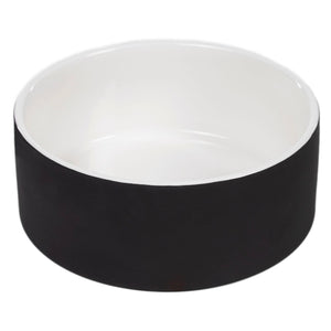Cooling Dog Water Bowl for Pets. Award-Winning products from Hogan Parker. Ceramic technology. Black and white. Luxury dog accessories for the modern home. 