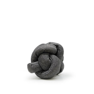 Modern home decor and luxury dog toys from Hogan Parker. The Formable Play Object dog chew toy in charcoal from Hogan Parker.