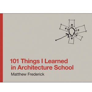 101 Things I Learned in Architecture School. Architecture books from Hogan Parker. 