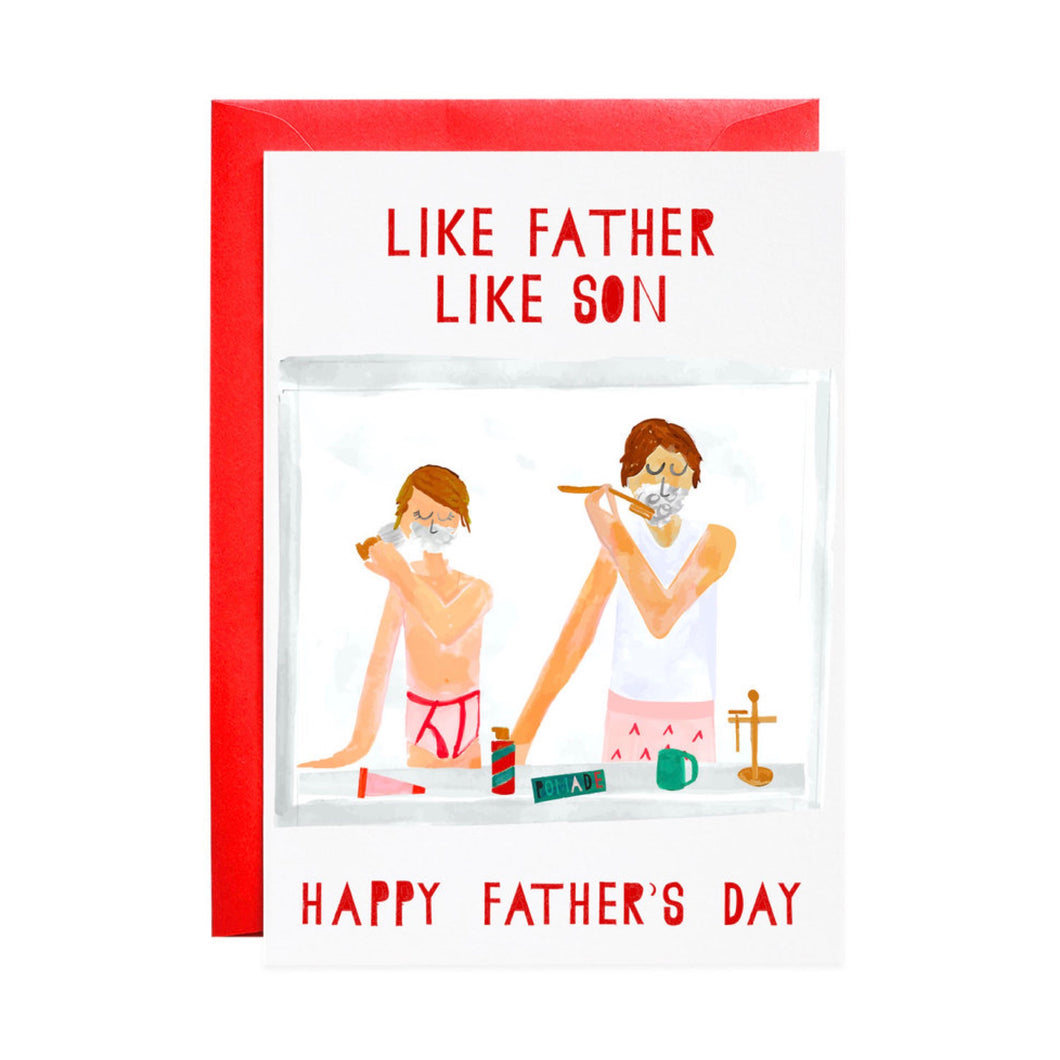 Father's Day Greeting Card Pass the Shaving Cream from Hogan Parker