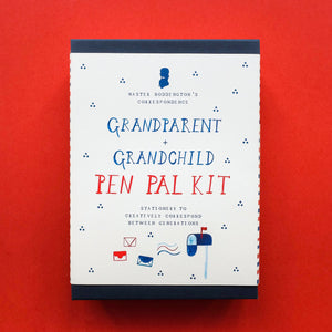 Grandparent and grandchild pen pal kit - stationery for kids from Hogan Parker