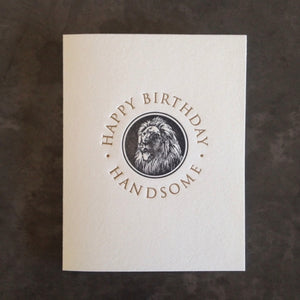 Happy birthday handsome greeting card from hogan parker