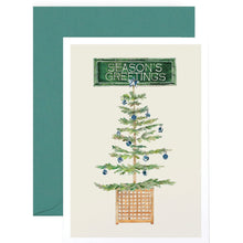 Load image into Gallery viewer, Season&#39;s Greetings Tree Holiday Greeting Card from Hogan Parker

