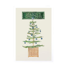 Load image into Gallery viewer, Season&#39;s Greetings Tree Holiday Greeting Card from Hogan Parker
