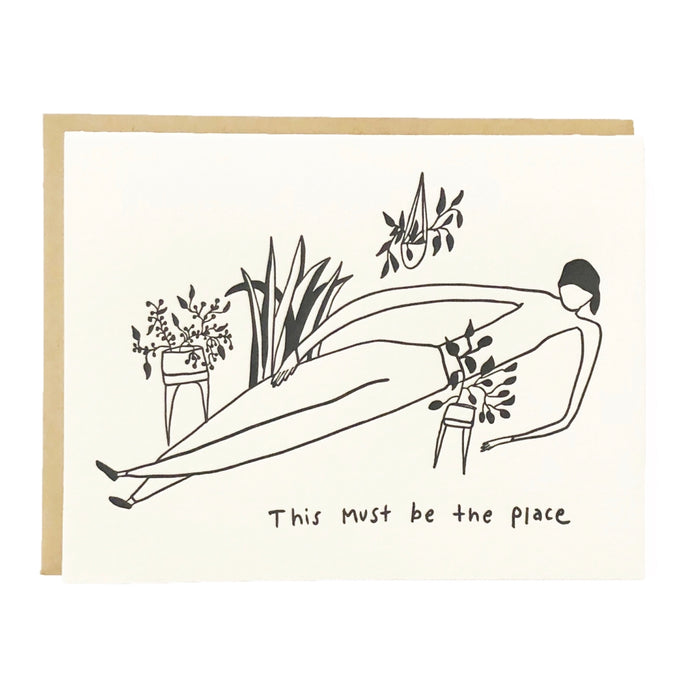 This must be the place - Love and Friendship Greeting Card from Hogan Parker