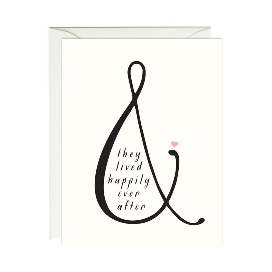 And they lived happily ever after. Wedding Greeting Card from Hogan Parker