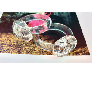 Vintage glass napkin rings. Hogan Parker is a contemporary luxury online shop for books, gifts, vintage wares, soap, jewelry, home decor, cookware, kitchenware, and more.