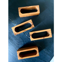 Load image into Gallery viewer, VINTAGE MID-CENTURY WOODEN NAPKIN RINGS (SET OF 4)

