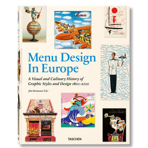 Menu Design in Europe. Luxury gifts and coffee table books on design from Hogan Parker. 