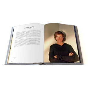 Jeanne Gang. Portraits of the New Architecture II coffee table book and art book interior image. Published by Assouline. Hogan Parker is a contemporary luxury online shop for books, gifts, vintage wares, soap, jewelry, home decor, cookware, kitchenware, and more.