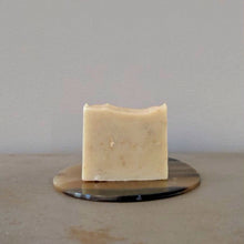 Load image into Gallery viewer, Oatmeal handmade organic bar soap. Palm oil and sulfate free. In the Hogan Parker bath and body care collection. Hogan Parker is a contemporary and luxury online shop for books, gifts, vintage wares, soap, jewelry, home decor, cookware, kitchenware, and more. 
